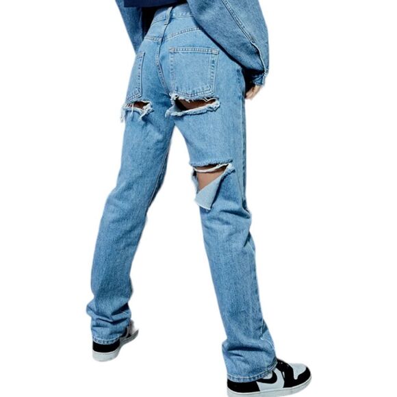 CARMAR ALEXAS APATITE BACK SLASH JEAN |Size:24| - Picture 2 of 10